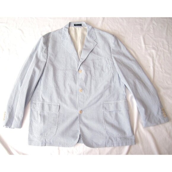 New W/ Tag Men Polo Ralph Lauren Unlined 3 Button Sport Blazer Sz XXL (MJ54)